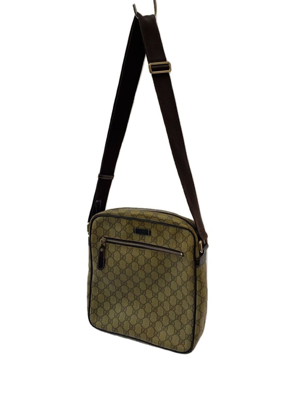 Gucci Shoulder Bag GG Supreme Brown All over